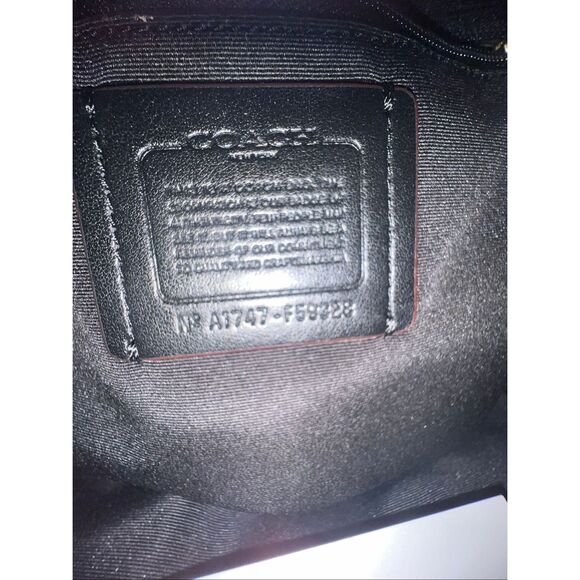 Coach Women's Black and White Handbag - Picture 6 of 6